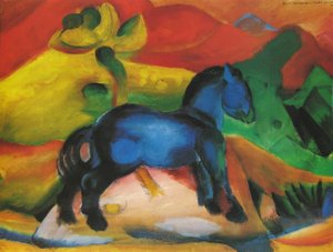 ブルーポニー 作： Franz Marc